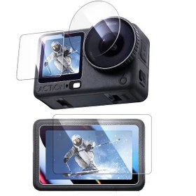 Resim Teknoroket Djı Osmo Action 6 Koruma Seti Taşıma Çantası + Ekran Koruyucu + Lens Cap Siyah 