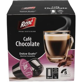 Resim Çikolatalı kahve - Café René Dolce Gusto için 16 kapsül. 