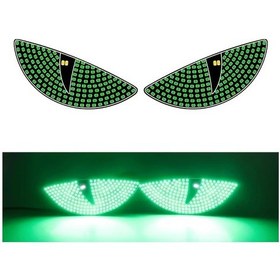 Resim Dream011 2 Adet Yeşil Yüksek Parlaklıklı Şeytan Gözü Led Işık - 4 Mod Usb Araç Aydınlatma 