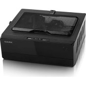 Resim Dark Compact 130W Yatay/Dikey Kullanılabilir SSD Ready Mini ITX Kasa (DKCHCOMPACT150) 