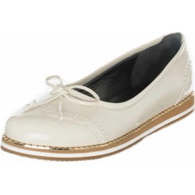 Resim Costo Shoes 1016-1 Krem Büyük Numara Kadın Babet Ayakkabı 