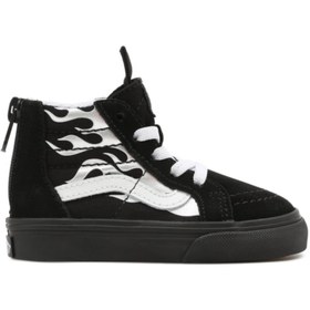 Resim Vans Sk8-hi Zip Metallic Flame Çocuk Sneaker 