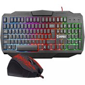 Resim Genel Markalar Everest Kmx86 Olıvıne Usb Gökkuşağı Led Q Klavye+mouse Set 