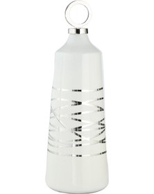 Resim Vitale Arctic AK.IX0204 Seramik Vazo 19 x 19 x 59 CM Gümüş 