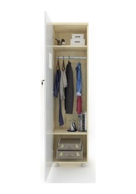 Resim ModülerDünyası Modüler Dünyası Kapaklı Kilitli Gardrop Soyunma Dolabı (309604390) 