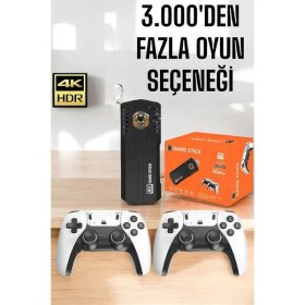 Resim Erbar Game Stick Retro 8k Ultra Hd Video Oyun Konsolu Android Tv Özelliği - M678R435-K32678 
