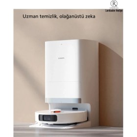 Resim Robot Süpürge - 6000 Pa Emiş Gücü, Akıllı Navigasyon ve Otomatik Çöp Boşaltma ile Derin Temizlik 