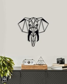 Resim NR Dizayn (418) Fil Temalı Metal Tasarım Tablo 49 X 38 