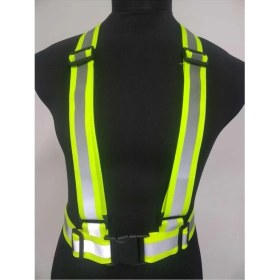 Resim Caro (135) Motorsiklet Reflektörlü Yelek Scooter Reflektör Yelek Bisiklet Reflektif Yelek ile Uyumlu 