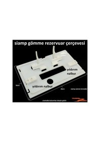 Resim Siamp Gömme Rezervuar Buton Çerçevesi Büyük Boy İç Takım Basma Dü 