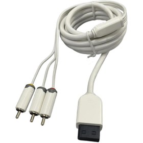 Resim Prolink Nintendo Wii to 3 RCA Görüntü ve Ses Kablosu 24K Altın Kaplama 2 Metre 