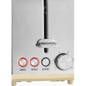 Resim Swann Retro 2 Dilimli Ekmek Kızartma Makinesi, 6 Kızartma Kademesi ve 3 Fonksiyonlu 