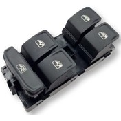 Resim Vw Polo 2018-2021 Ön Sol Cam Düğmesi Tuş Dörtlü 5G0959857F 