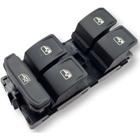 Resim Seat Leon Mk3 2013-2020 Ön Sol Cam Düğmesi Tuş Dörtlü 5G0959857F 