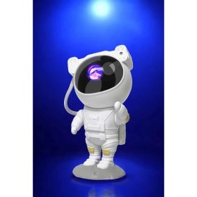 Resim Savarga Çocuklara Özel Projeksiyon Astronot Lamba Speaker Sevimli 