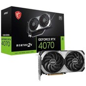 Resim MSI 12GB RTX4070 VENTUS 2X E1 12G OC GDDR6X HDMI-DP PCIE 4.0 