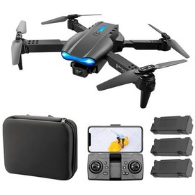 Resim Springsun 4k Çift Kameralı Engelden Kaçınan Rc Drone - 3 Pil, Uzun Uçuş Süresi Ve Taşıma Çantası 
