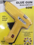 Resim Silikon Tabancası Sıcak Silikon Tabancası 60 Watt+5 Mum Tudor 