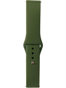 Resim Kilifone - Samsung Uyumlu Gear S3 - Kordon Band Serisi 22mm Klasik Kordon Silikon Strap Kayış 
