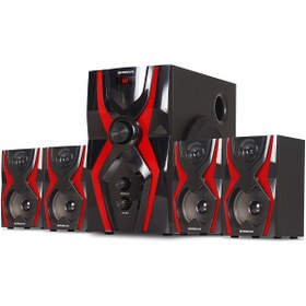 Resim JUNGLEE 4+1 Bluetooth Hoparlör Ev Sinema Sistemi Subwoofer 70w 