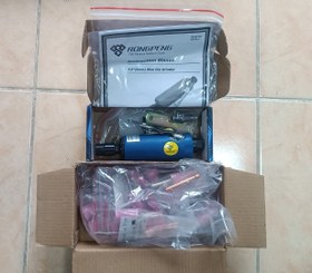 Resim Rongpeng RP-7313 1/4'' Havalı Kalıpçı Taşlama + Muhtelif Aparatlar 