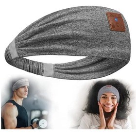 Resim Mufunye Bluetooth Kulaklıklı Uyku Bandı, Yan Yatanlar İçin Rahat Kablosuz Kulaklık Ve Maske Kombinasyonu 