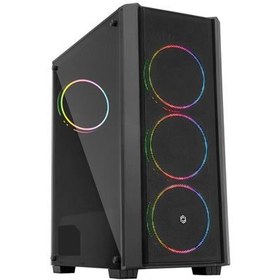 Resim Frisby FC-9420G 600W 80+4X Gaming Mesh Kasa, RGB Fan 