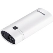 Resim Samdoo 18650 Pil İçin Usb Çıkışlı, Gösterge Ve Hızlı Şarj Desteği Taşınabilir Power Bank Kutusu Beyaz 