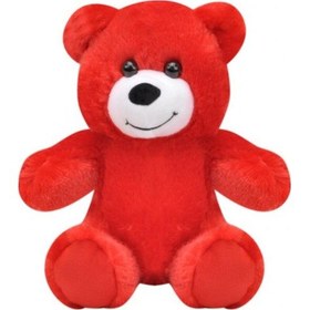 Resim Sevimli Kırmızı Peluş Ayıcık 