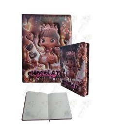 Resim Kokulu Not Defteri 1 Adet Puffy Cute 13x18cm 96 Yaprak Çizgili Pofuduk Defter Kız Hediye Defter Kahverengi 