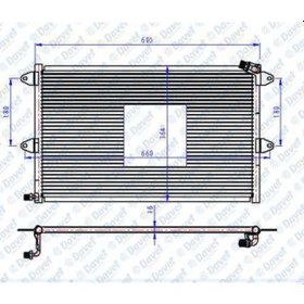 Resim Klima Radyatoru Polo 1995-99 Caddy Cordoba 1993-99 Ibiza 1.2 504623573 