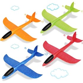 Resim KanatGo 4'lü Set Elle Atılan Eğlenceli Ve Dayanıklı Uçan Oyuncak Uçak -uçan Çocuk Köpük Uçak Seti 