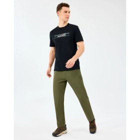 Resim Skechers M Coated Slim Pant Erkek Haki Pantolon S2520148-0096 