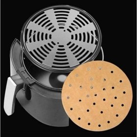Resim Hype Store Orret Home 100 Adet Air Fryer Pişirme Kağıdı Tek Kullanımlık Hava Fritöz Yağ Geçirmez Yapışmaz Gıda 