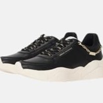Resim Armani Exchange Logolu Hakiki Deri Kalın Taban Sneaker Ayakkabı Bayan AYAKKABI XW001617 AF17443 MC005 
