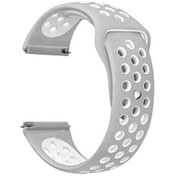 Resim Huawei Watch GT 3 Elegant Milanese 42 MM Delikli Çift Renk Silikon Koyu Gri Kordon Gpack