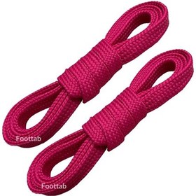 Resim Foottab Renkli Yassı Spor Ayakkabı Bağcığı 120 Cm 