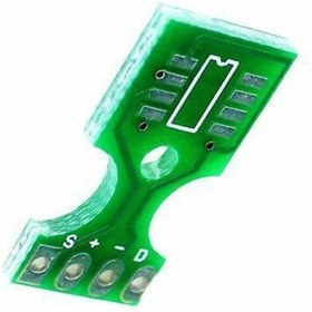 Resim Isı Ve Nem Sensörü Adaptörü 2.54Mm - Sht10 Sht11 Sht15 Uyumlu Pcb 