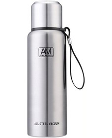 Resim 304 Paslanmaz Çelik Yalıtımlı Kupa Büyük Kapasiteli Spor Su Kupası Açık Seyahat Tenceresi, Kapasite: 1500ml True Color , Size:1500ml Mavi 