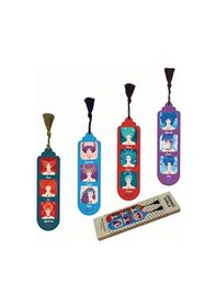 Resim Gift Hediyelik Metal Püsküllü Kitap Ayracı Seti Zodiac Girls 