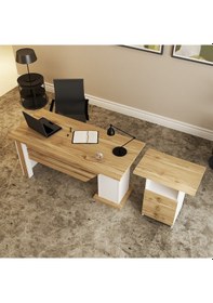 Resim Kalender Dekor Ophira-1-3 Ofis Büro Masası Takımı Oph02 