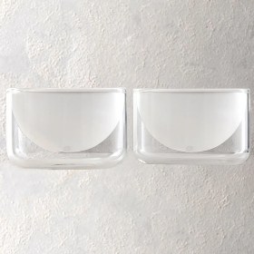 Resim Jumbo Glory Double Wall Çift Cidarlı 2'Li Opak Kase 400 ml 