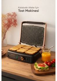 Resim Fressi FR-TM01 2000 W Vintage Retro Izgara Ve Tost Makinesi 