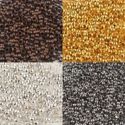 Resim 500 adet Bakır Top Kırım Boncukları DIY Mücevher Yapımı için, 2mm/2.5mm/3mm Aralık Boncukları Durdurma Tedarikleri, Kaplama Süsleme Dekoratif Buluntu 