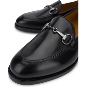 Resim Rossi Kadın Hakiki Deri Siyah Loafer Ayakkabı 668 D206 Bn Ayk SK25-26 Nero 
