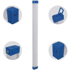 Resim Derin Stok T550 50CM 60W Çubuk Portatif LED Işıldak Şarjlı Tüp Lamba 1500MAH 