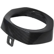 Resim Tongdashop Honda Giorno125 Abs Karbon Fiber Desenli Ön Far Koruma Kapağı Aksesuarı 
