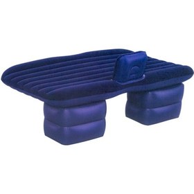 Resim Erzi Şişme Yatak Araba Yatağı Kamp Yatağı Yumuşak Yüzey 1.35 Metre Mavi 