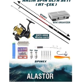 Resim Spinex Spin Olta Seti Hazır Olta Seti At-çek Olta Seti Spin Olta Kamışı 10-40 