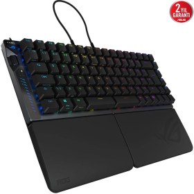 Resim Asus Rog Falcata Manyetik Hot-Swappable Swıtchler, 8k Wıreless Bağlantı, Rapıd Trıgger Modu, Kontrol Tekeri, Zone Mode, 4 Katmanlı Yalıtım ve Ayrılabilir Bilek Desteği Türkçe Oyuncu Klavyesi 